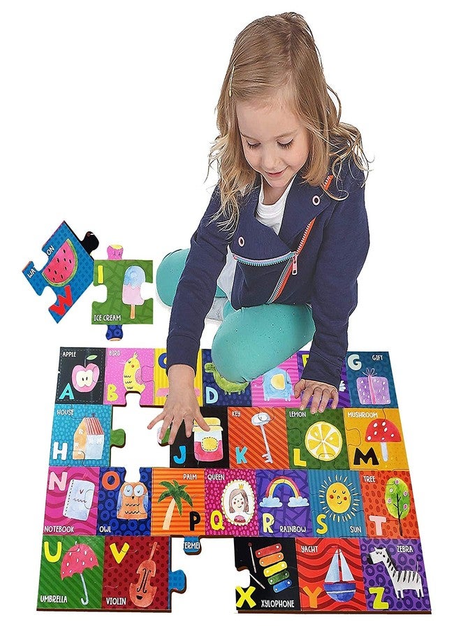 Webby Alphabets Floor Puzzle for 3 and Above, 26 Piece, Multicolour - Kids - Image 3