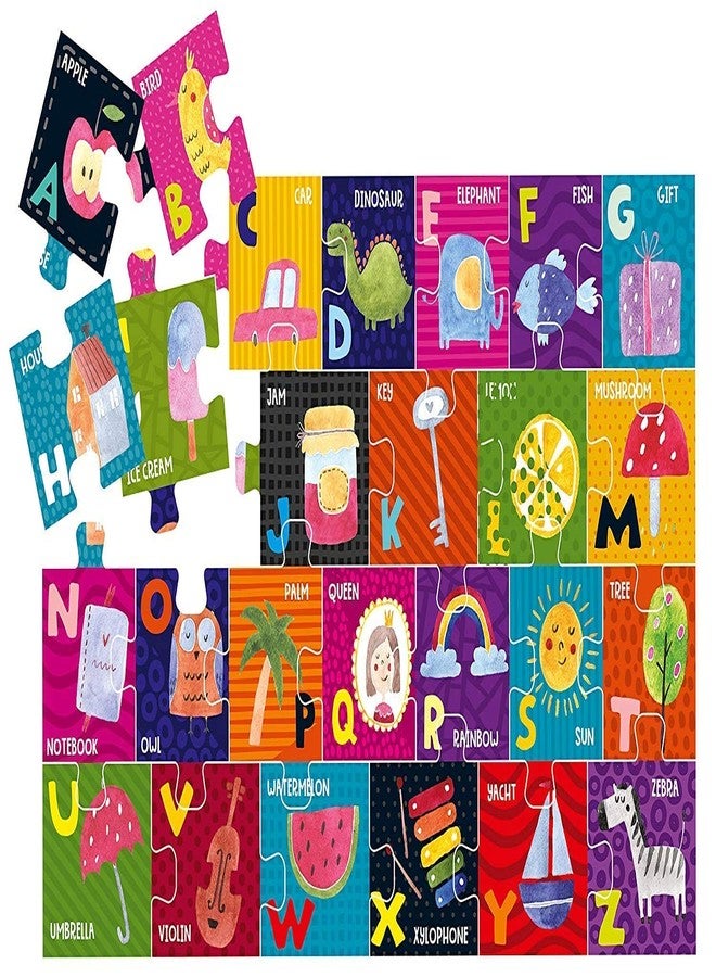 Webby Alphabets Floor Puzzle for 3 and Above, 26 Piece, Multicolour - Kids - Image 2