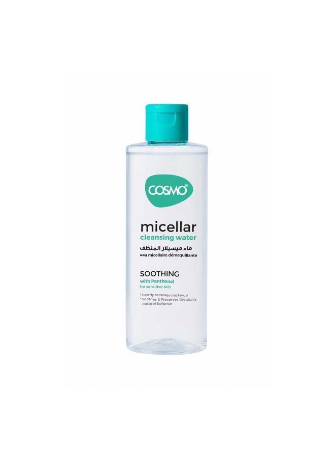 Cosmo Face Care Soothing Micellar Water 500ml with Panthenol for Sensitive Skin