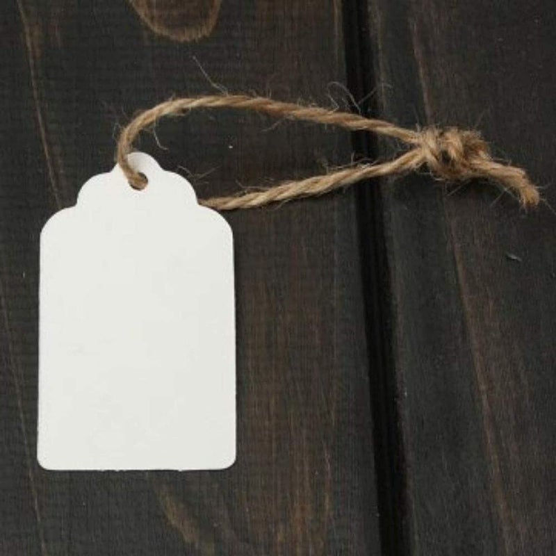 Diy Crafts CT-DIY-HI-47288 Scallop Kraft Paper Label Party Gift Name Tag Hand Draw Name Card, # 5, Pack of 100 (Multicolor) - Image 4