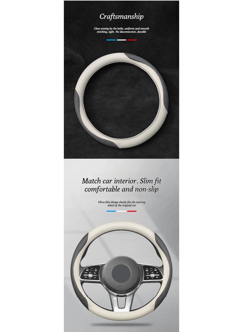 شاومي طراز 2025 شياومي SU7 غطاء عجلة القيادة، SU7 ماكس، SU7 غطاء مقبض سيارة رقيق للغاية مضاد للانزلاق، من الجلد الأصلي - Image 4
