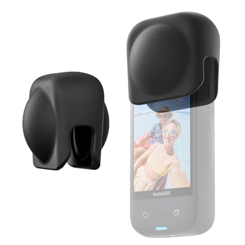 ADOFYS Insta 360x4 Silicon Protective lense Cap Screen Protectors and Lens Guards Cap for Insta360 x4 ONLY,Bundle Include 1pc Silicone Cap+3pcs Screen Protectors+2pc Lens Guards - Image 2