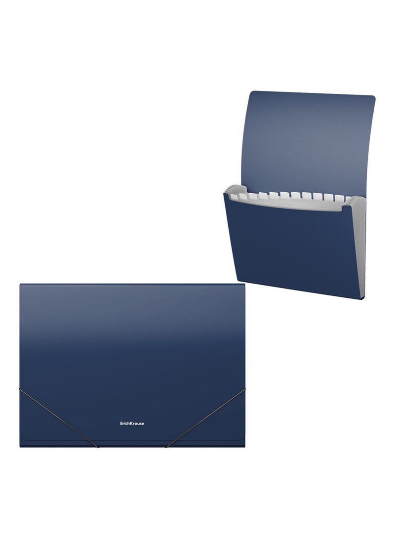 ErichKrause A4 Size Expanding File With 13 Pockets Blue - Image 3