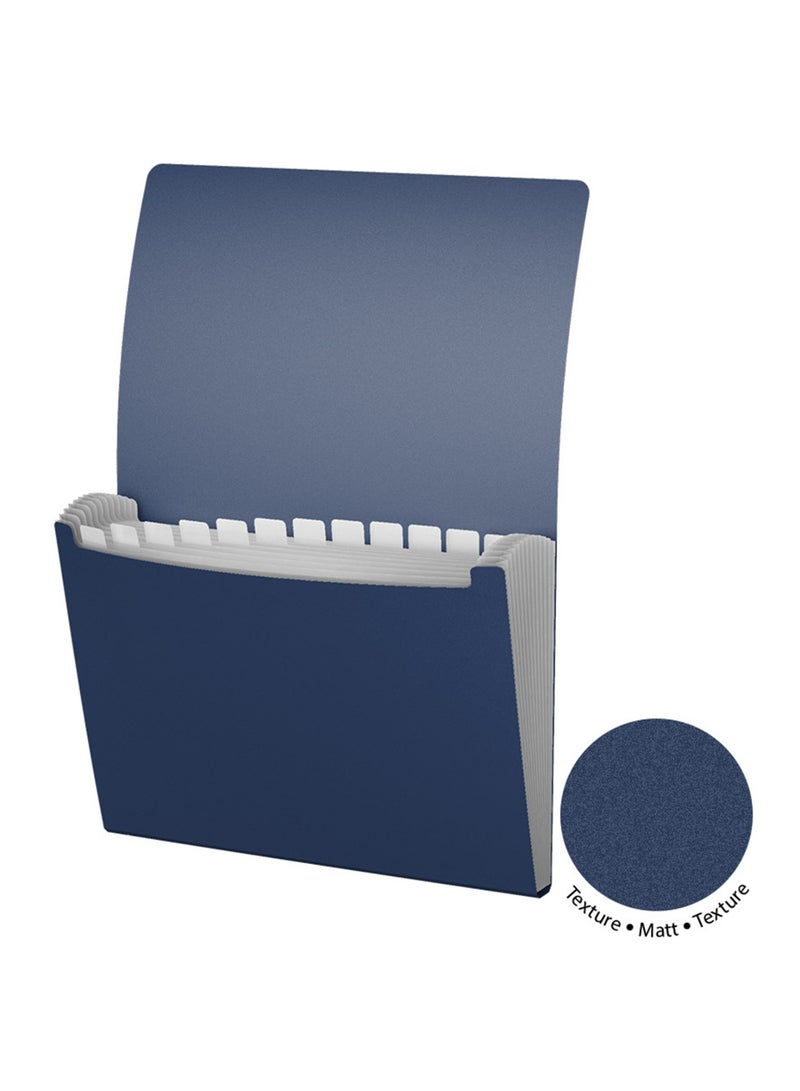 ErichKrause A4 Size Expanding File With 13 Pockets Blue - Image 2