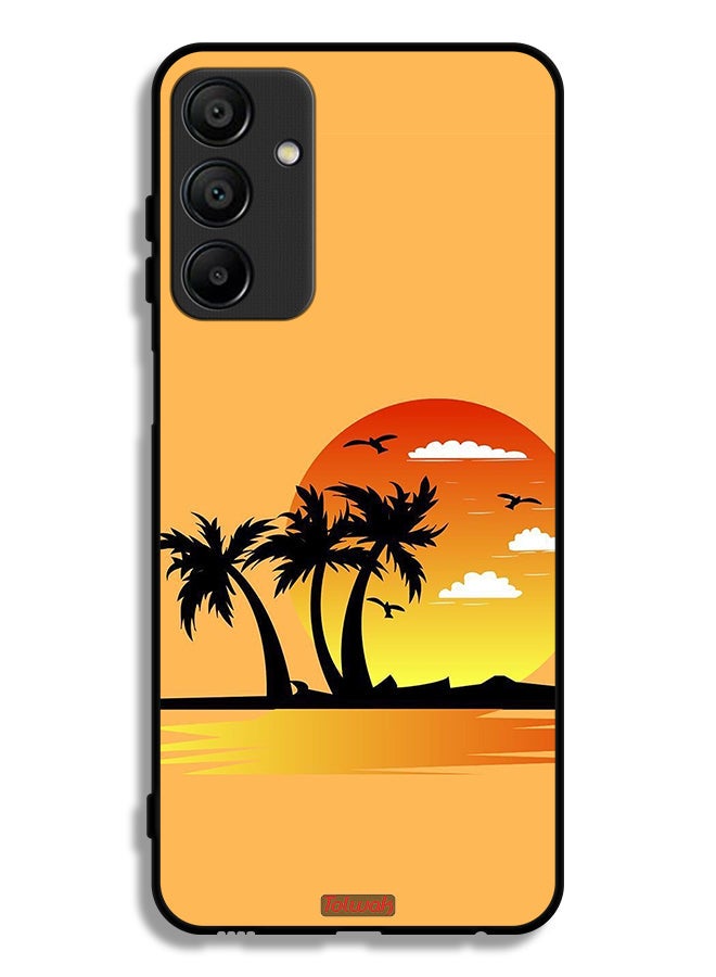 Tolwak Samsung Galaxy A15 5G Protective Case Cover Drawing Abstract Design - Image 1