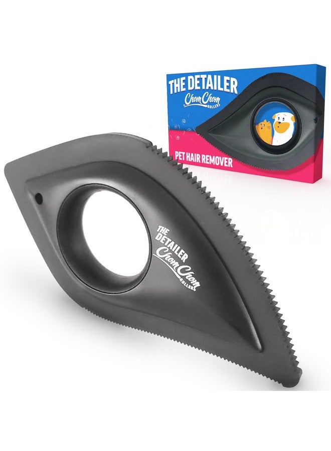 ChomChom Roller ChomChom Roller Detailer- Scraper for Pet Hair Remover and Lint - Great for CAR - Cat and Dog Hair Remover for Couch, Furniture, Carpet, Clothing and Bedding - Travel Multi-Surface Fur Removal Tool  - Image 1
