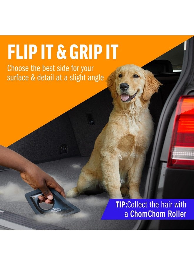 ChomChom Roller ChomChom Roller Detailer- Scraper for Pet Hair Remover and Lint - Great for CAR - Cat and Dog Hair Remover for Couch, Furniture, Carpet, Clothing and Bedding - Travel Multi-Surface Fur Removal Tool  - Image 4