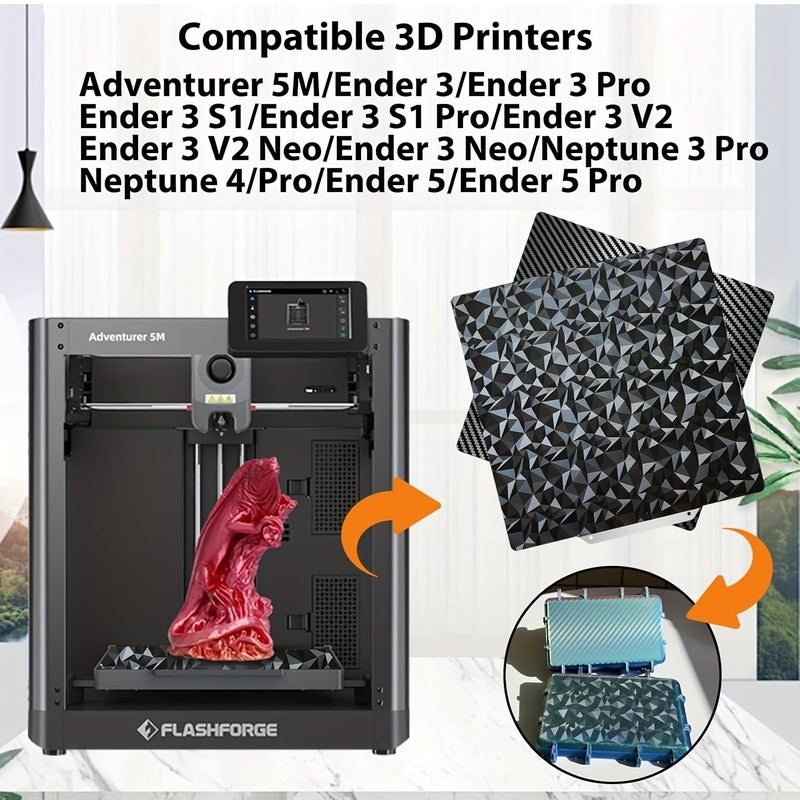NEW PEO PET Build Plate for 235mm 5X 5M Pro Ender 3 3 Pro Ender 3 S1 Ender 3 V2 Neo Ender 3 Neo 3D Printers 3D Printer Platform - Image 4