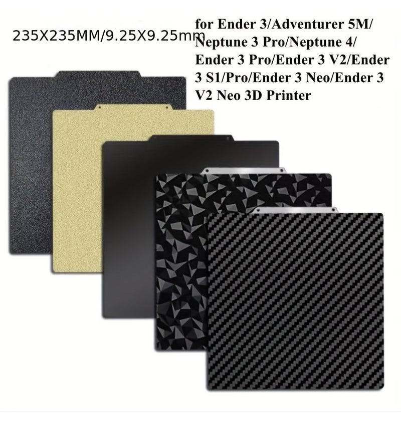 NEW PEO PET Build Plate for 235mm 5X 5M Pro Ender 3 3 Pro Ender 3 S1 Ender 3 V2 Neo Ender 3 Neo 3D Printers 3D Printer Platform - Image 1
