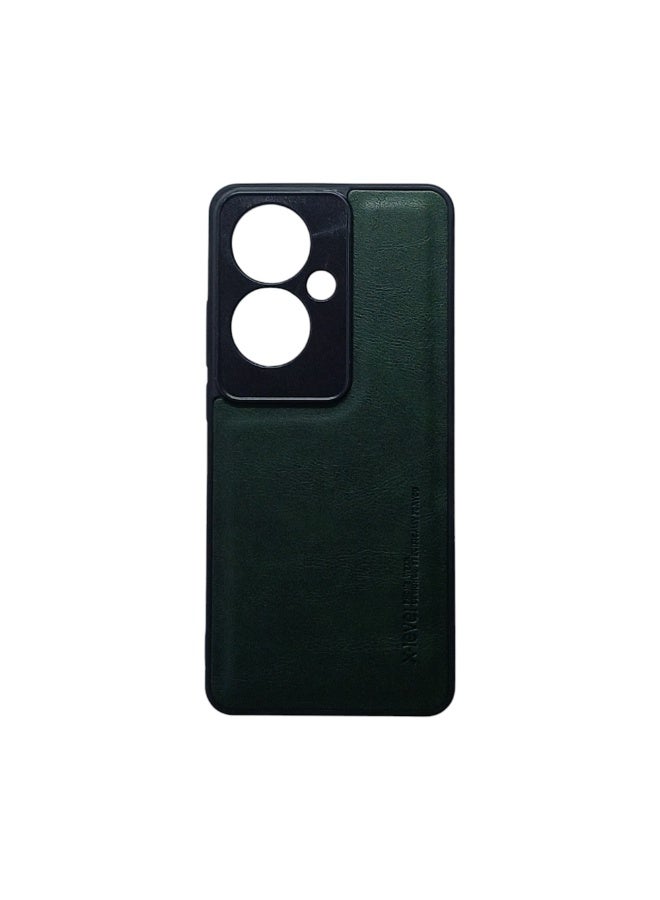 Phone Back Cover leather  for Oppo Reno 11f  green - Image 3