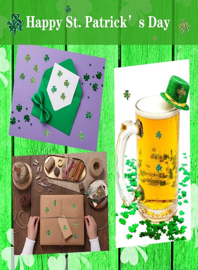 FOBSME 1440 Pcs St. Patrick's Day Shamrock Stickers Green Shamrock Stickers Self-Adhesive Clover Stickers Decorative Labels for DIY St Patricks Party Decorations Favor Supplies,20 Sheets - Image 4