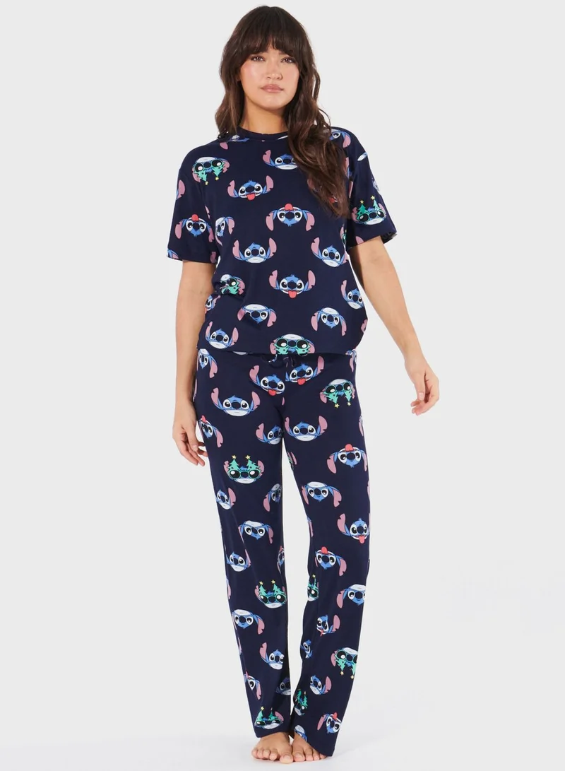 UNDIZ Stitch Nightwear Pyjama Set