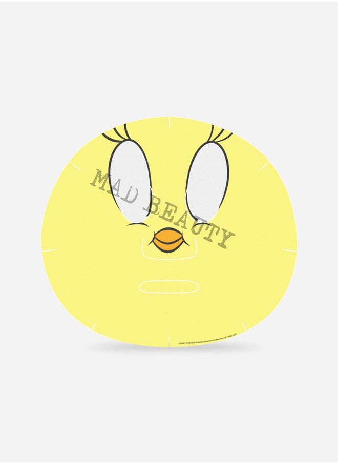 Mad Beauty Looney Tunes Tweety Cosmetic Sheet Face Mask  - Image 2