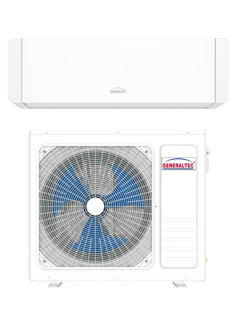 Generaltec 2.5 Ton Inverter Split Air Conditioner | T3 Rotary DC Inverter Compressor for UAE Extreme Heat, Energy Saving AC, Turbo Cooling, 4D Air Flow, Golden Fin, Low Noise Model GSIAC30IN3S | 5 Years Full Warranty & 10 Years Compressor Warranty 3500 W GSIAC30IN3S White - Image 3
