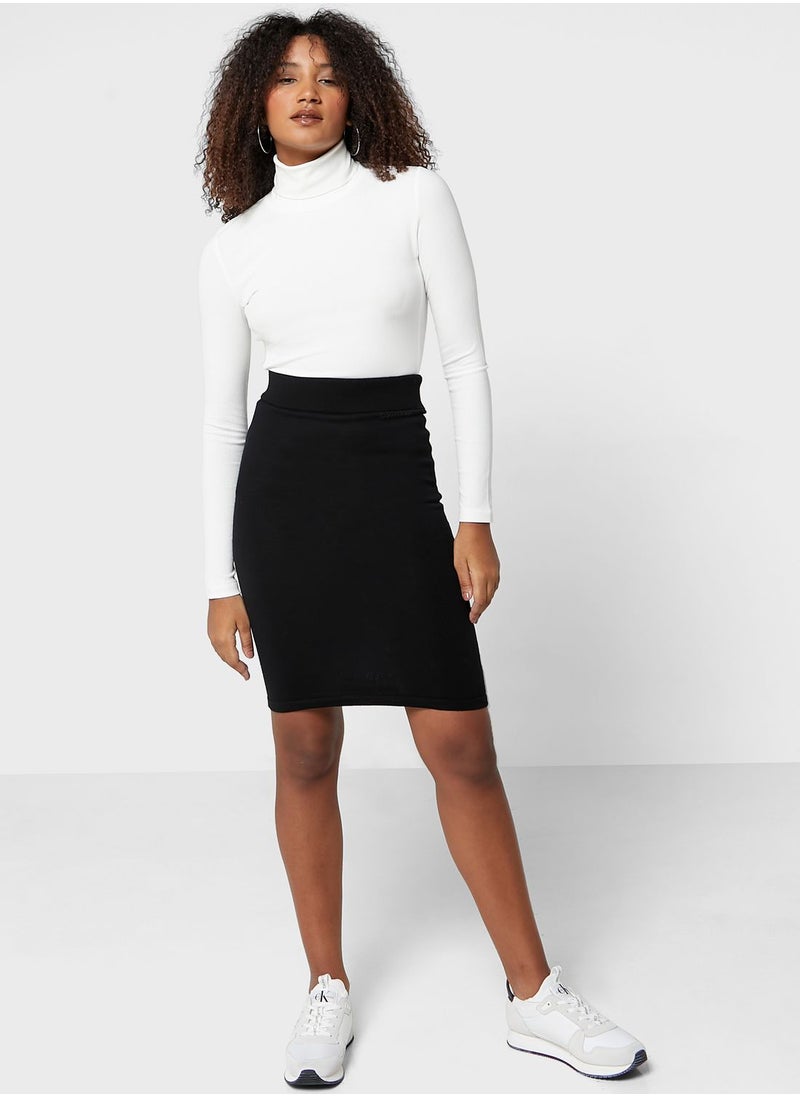 CALVIN KLEIN - High Waist Bodycon Skirt - Image 1
