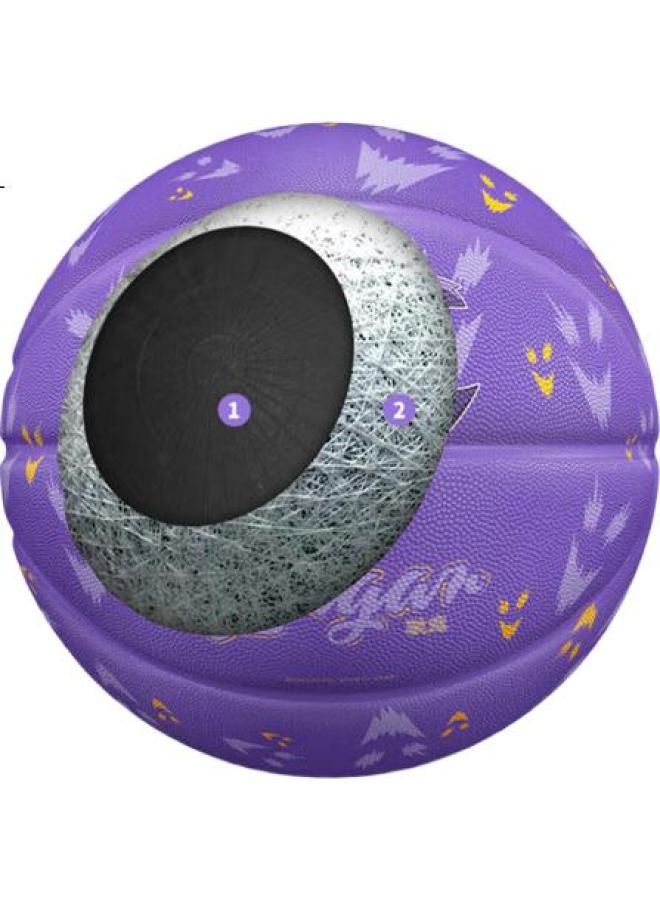 VEIDOORN Weidong Pokemon Collaboration No. 7 Rubber Basketball For Adults, Competition Training, Youth And Children, Indoor And Outdoor, Wear-Resistant, Gengar - Image 3