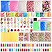 CityActs Slime Accessories Kit for Kids Slime MixIns Craft Supplies Charms Glitter Foam Balls Sequins DIY Craft Supplies No Glue Included - Image 3