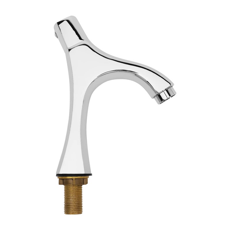 Hindware F260001CP Armada Pillar Tap for Wash Basin, Brass with Chrome Finish, Wash Basin Tap - Image 2
