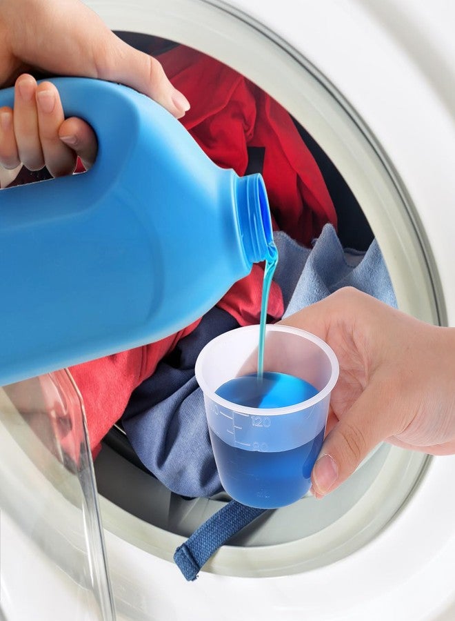 Styquenzer 2 PCS Laundry Detergent Cup Laundry Measuring Cup for Liquid Detergent Washable Laundry Measuring Cup Reusable Plastic Liquid Measuring Cups for Home - Image 4