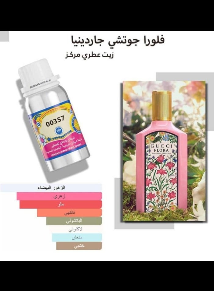 SHURFAN BANAFA Inspired by Flora Gucci Gardenia Concentrated Perfume Oil 100ml - Image 2