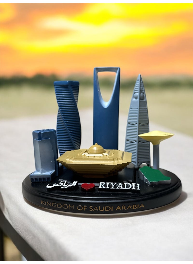 مجسّم تذكاري لمدينة الرياض الكبير، 6 مباني (برج المملكة، برج الفيصلية، برج المجدول، وزارة الداخلية، برج التعاونية، برج المياه) - Image 2