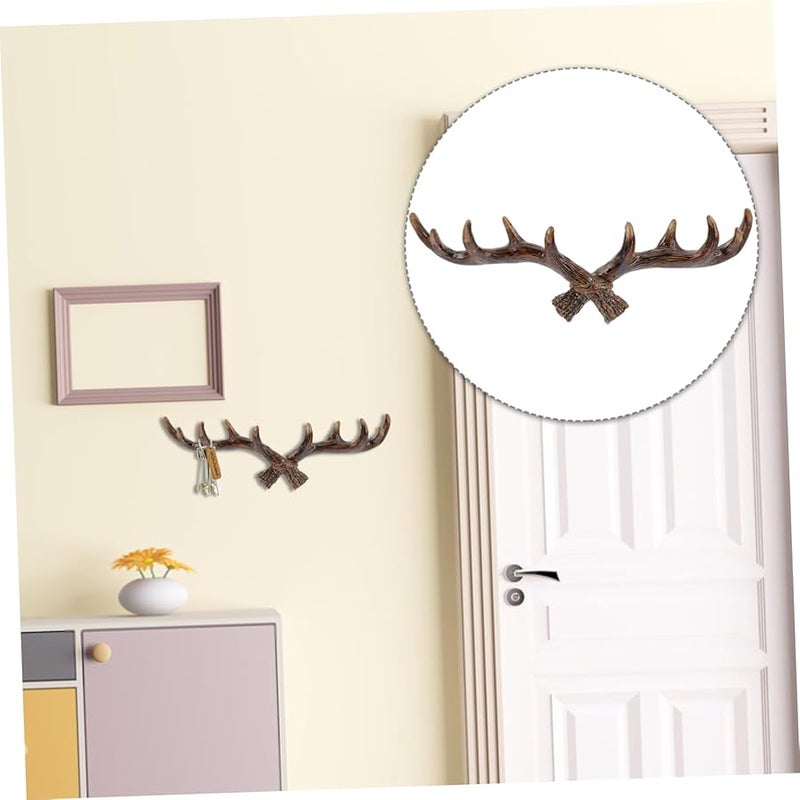 كابيلوك قرن حائط خطاف متوسط الداكن إنهاء معطف قبعة مفتاح شماعة لغرفة النوم المعيشة الشرفة - Image 5