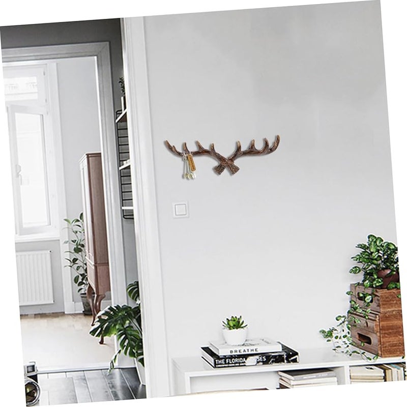 كابيلوك قرن حائط خطاف متوسط الداكن إنهاء معطف قبعة مفتاح شماعة لغرفة النوم المعيشة الشرفة - Image 3