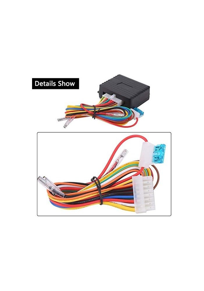 Akozon وحدة رفع النوافذ من أكوزون - نظام أمان قفل عن بُعد 12 فولت للسيارات ذات الأربعة أبواب - Image 3