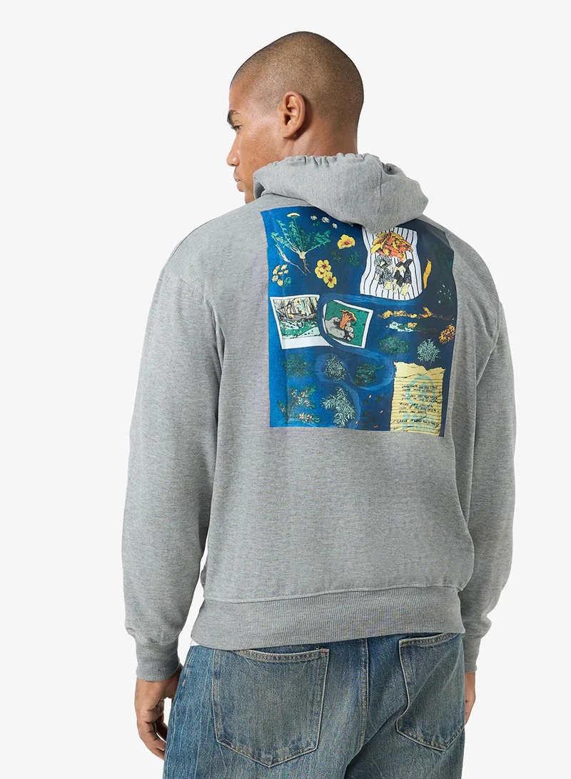 Seventy Five  Graphic Pullover Hoodie for Men | Best Price UAE