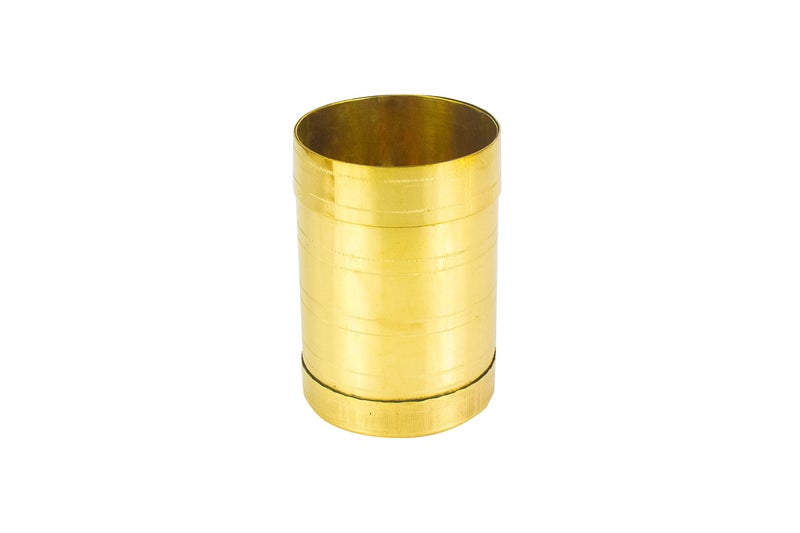Spillbox Brass Rice Measuring Pot Padi Uzhakku, Changazhi Traditional Measuring Vessel for Paddy and Grains, nira para Kerala Vessel, Cup, Jug, Mug, Bowl for Home and Kitchen- (Size 2) - Image 1