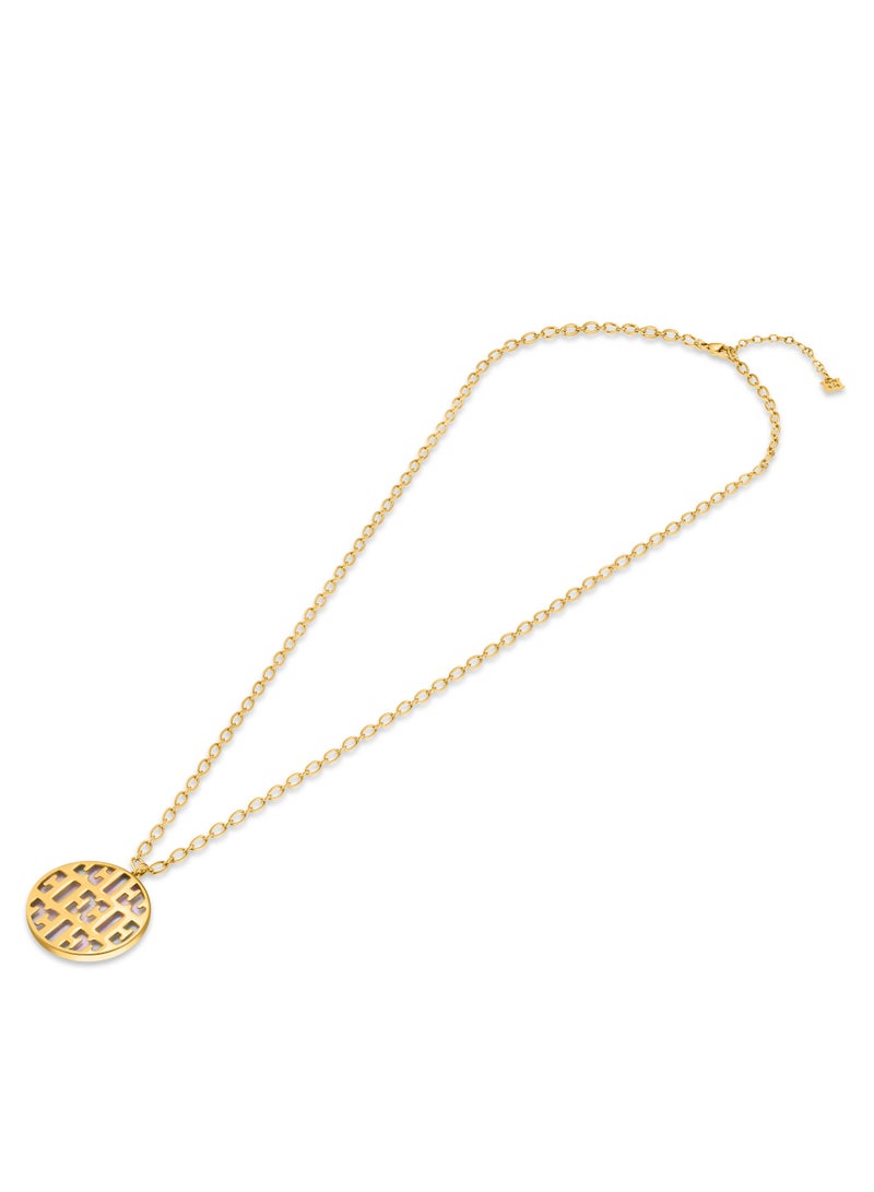 ESCADA Linda Gold And White Necklace For Women 700 mm - Image 2