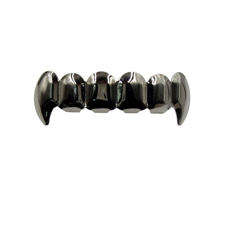 Explosions Hiphop Hip-Hop Gold Braces Teethgrillz Real Gold Electroplating Braces Jewelry - Image 1