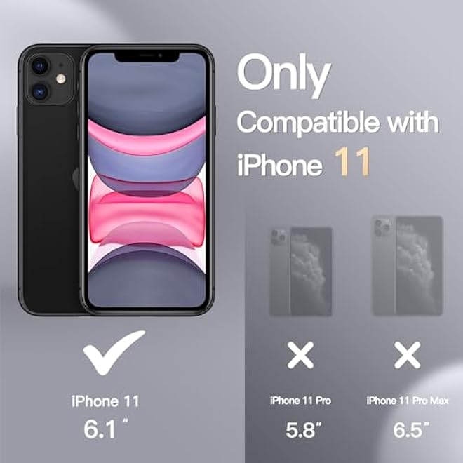 JETech Silicone Case for iPhone 11 2019 61Inch Silkysoft touch FullBody Protective Case Shockproof cover with Microfiber Lining Black - Image 2