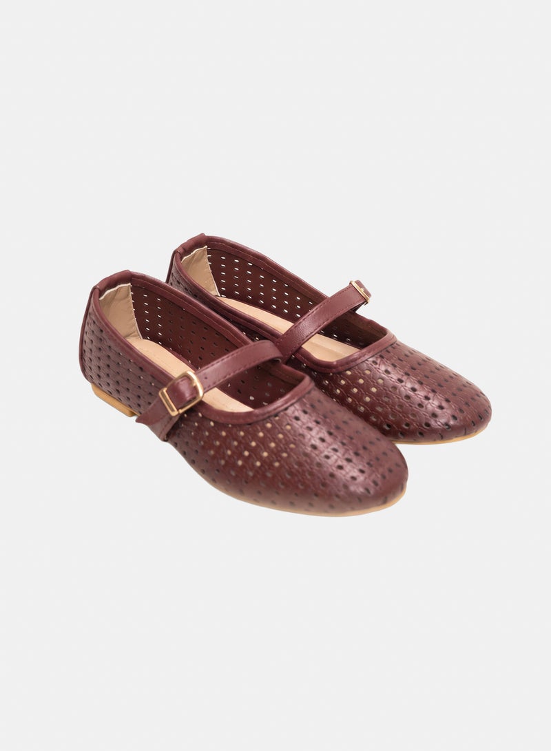 Ballerina-Perforated Mary Jane