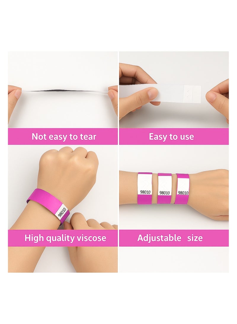 PRINTSHOP4ME Paper Wristbands For- Admission-VIP Access-Concerts-School Activities-Games And Parties-Event Wristbands - Image 4