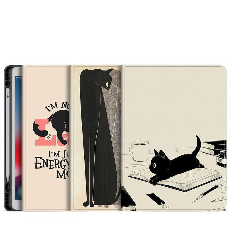 iPad Pro 11 Case Protective iPad Compatible with Pencil Holder in Black for On The Go Carry - Image 2
