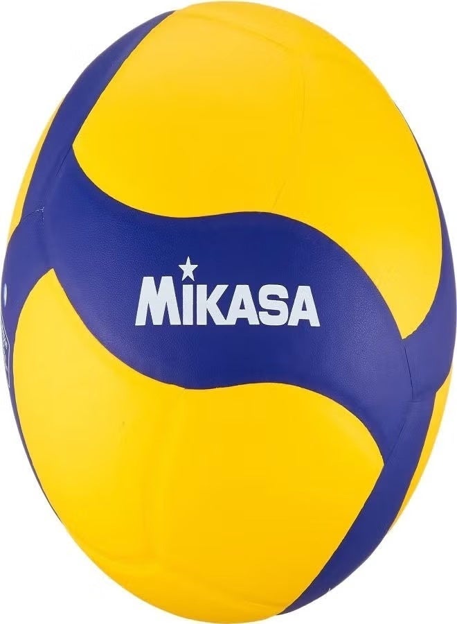 MIKASA V330W Official Size 5 Volleyball Premium Game Ball, Blue/Yellow (Made In Thailand) - Image 1