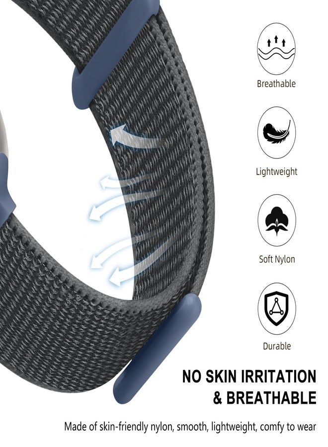 Getino Sport Nylon Band Compatible with Apple Watch Bands for Men Women 46mm 44mm 45mm 42mm 49mm 38mm 40mm 41mm, Soft Breathable Fabric Braided Strap for iWatch Series 10 9 8 7 6 5 4 3 2 1 Ultra SE - Image 2