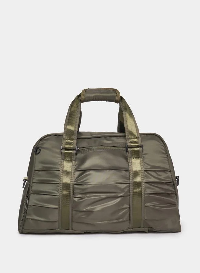 Styli Pleated Design Gym Bag