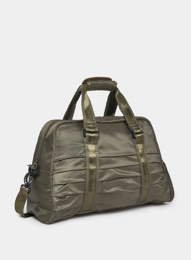 Styli Pleated Design Gym Bag