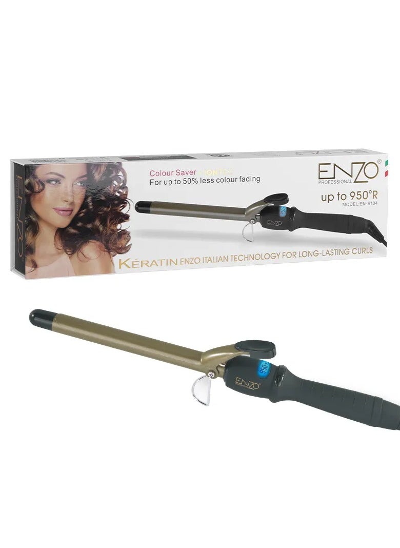 ENZO Professional - ENZO EN-9104 Professional salon automatic rotating hair curling wand popular brown magic electric ceramic coated hair curler - Image 1