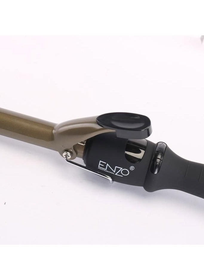 ENZO Professional - ENZO EN-9104 Professional salon automatic rotating hair curling wand popular brown magic electric ceramic coated hair curler - Image 1