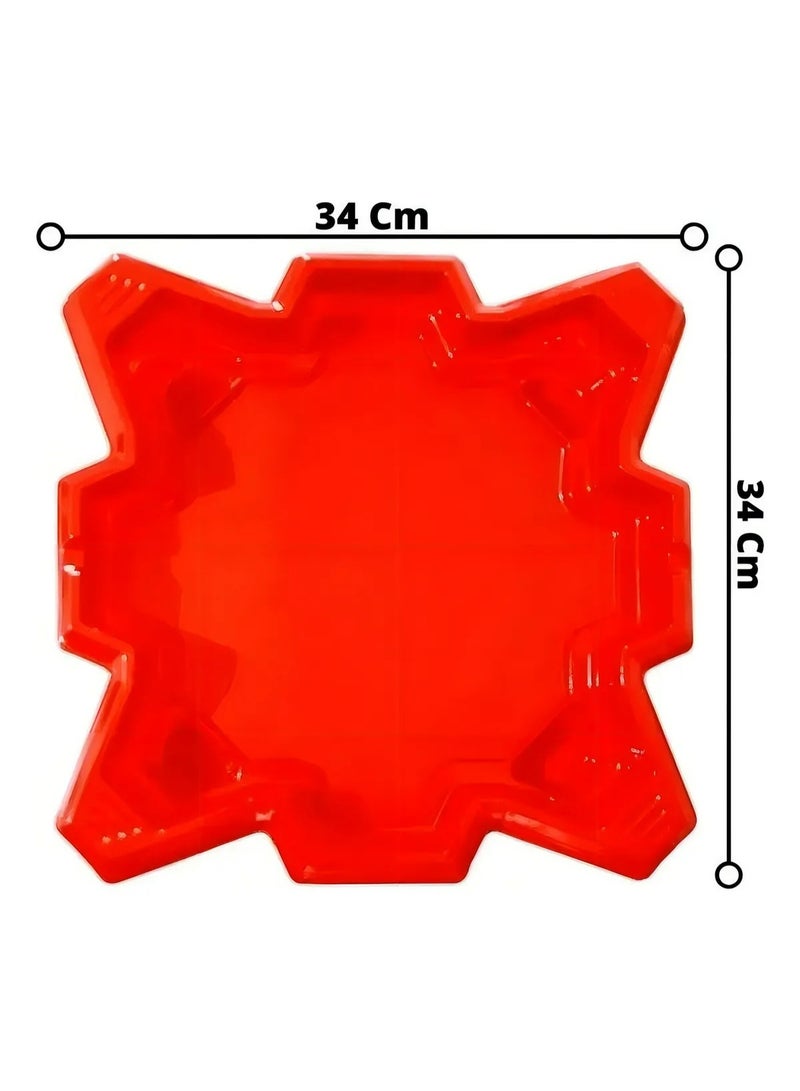 BeyBlade Gyro Burst Battling Spinning Tops Set of 4 with Launcher Grip, Bey Battle Fighting Top Toy for Boys & Girls, High Speed Metal Burst Combat Spinner Set for Kids Competition Game - Image 5