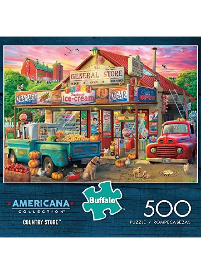 Buffalo Games Country Store 500 Piece Jigsaw Puzzle Multicolor 21.25"L X 15"W - Image 3