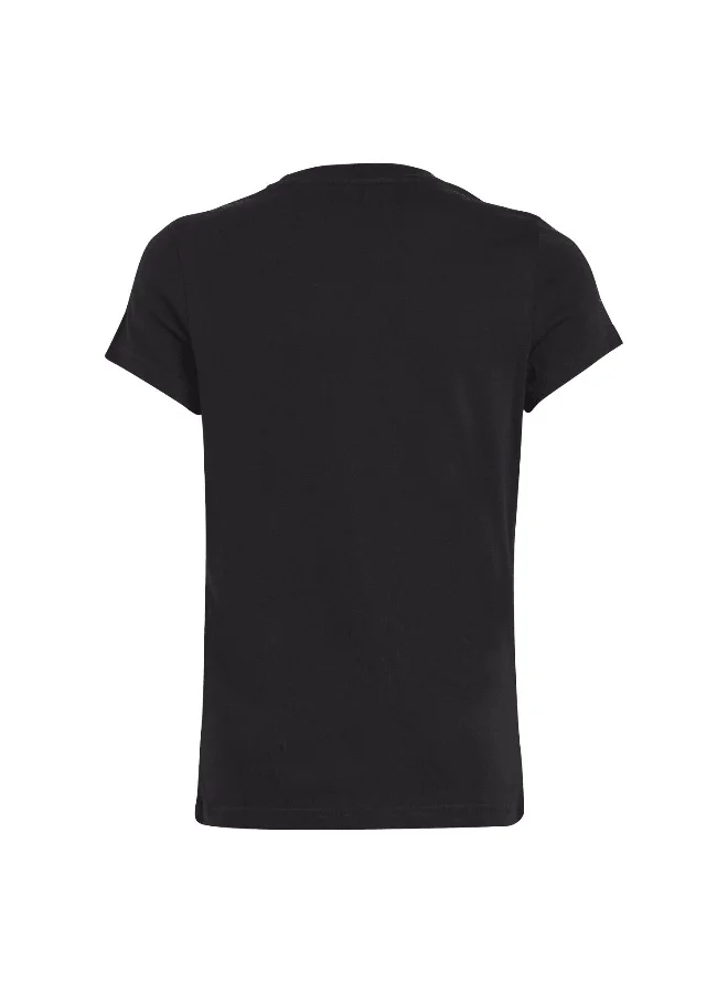 Adidas G Bl T Black Training T-Shirts 7-8Y