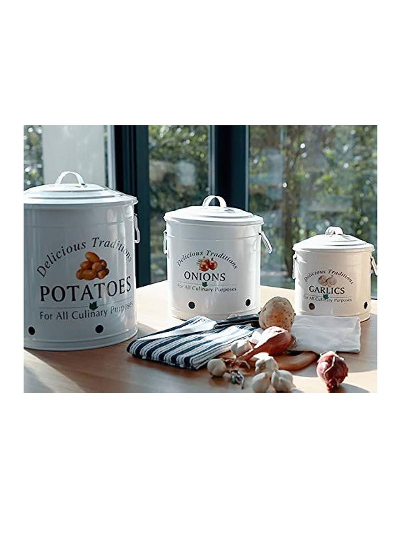 Bucket-shaped onion and potato storage basket  - Image 4