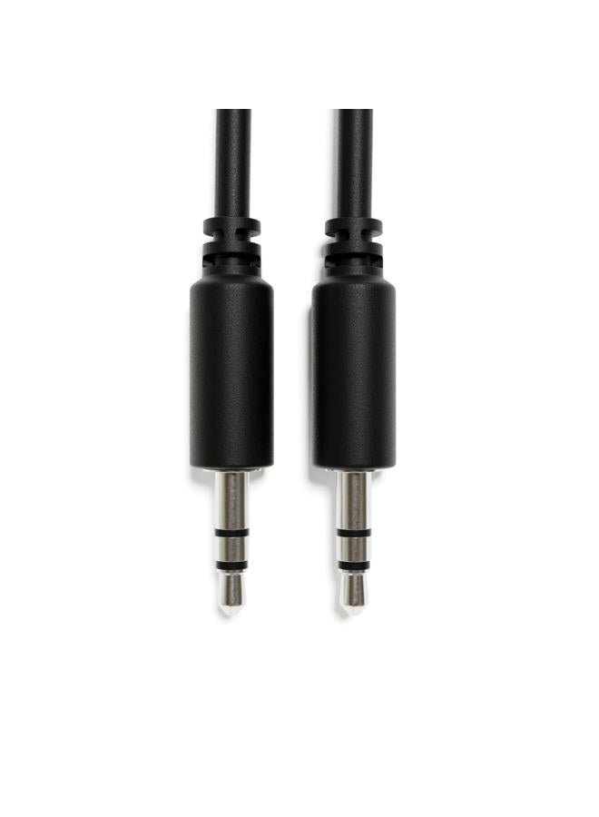 ExcelValley Audio AUX Extension Cables Leads - Stereo Mini Jack TRS 3.5mm 1/8" [Nickel Plated | Male to Male | 60 cm - 23.62"] - Image 2