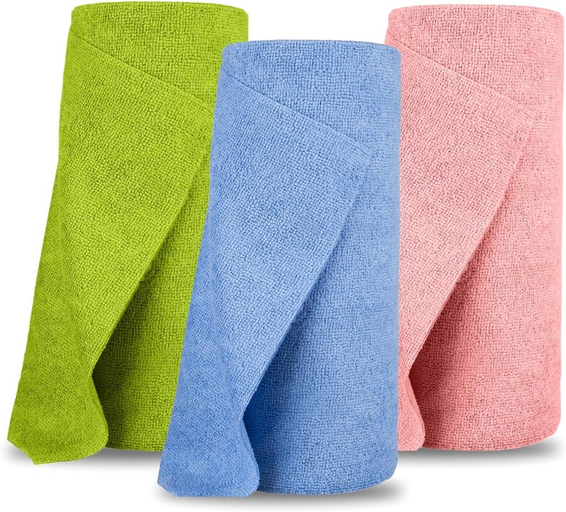 Straame Microfiber Cloth Roll - Ultra-Absorbent, Lint-Free Cleaning Towels in Assorted Colors - Image 1