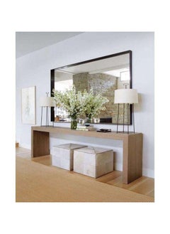 Al Home Sleek Wooden Brown Console Table By Alhome 200x40x100 cm 