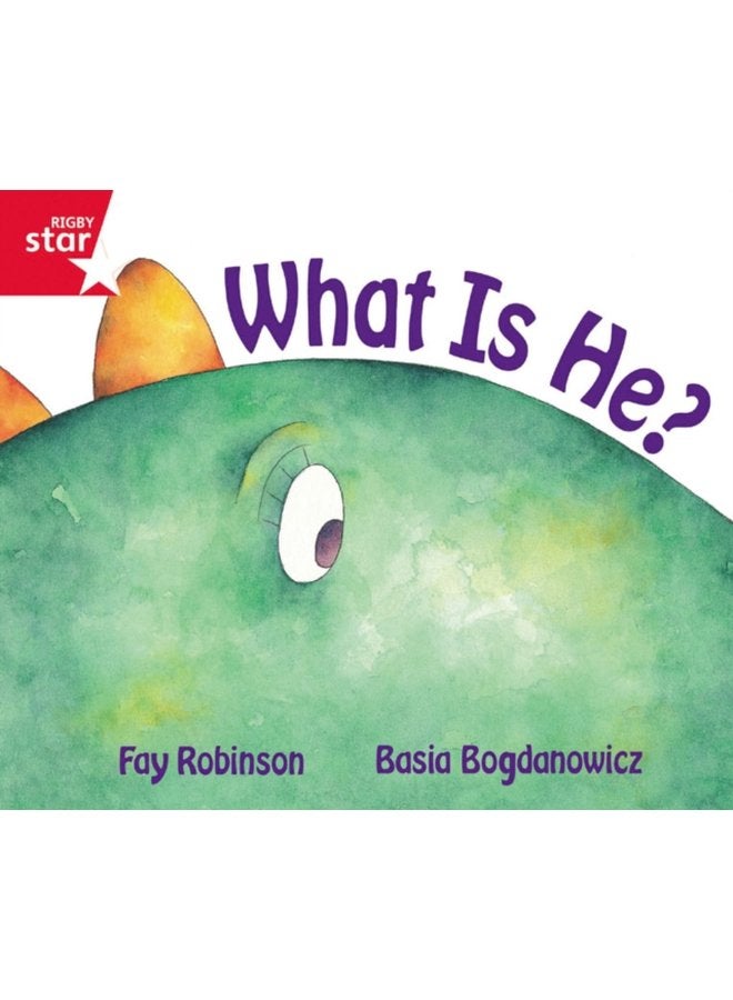 Rigby Star Guided Reception Red Level What is He Pupil Book single - Paperback